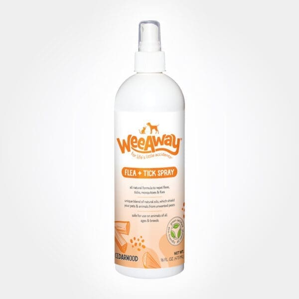 Flea & Tick Spray - Cedarwood 16 oz bottle.